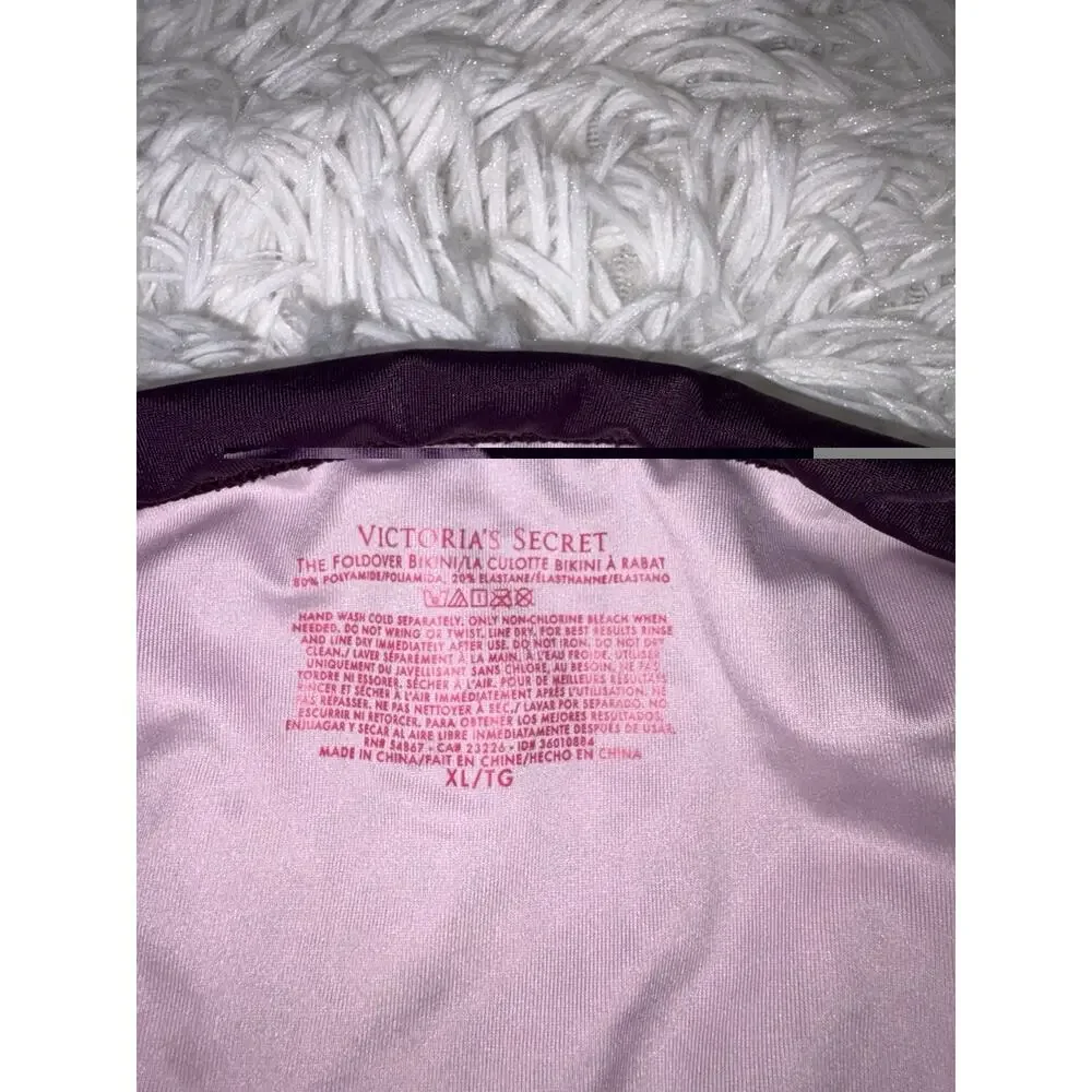 Victoria’s Secret Women’s XL Animal Fold over Bikini Bottom. Grt. Shape